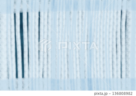 イラスト素材:かすれた水色の縦縞スライド(横) イラスト素材:かすれた水色の縦縞スライド(横) 136808982