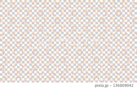 A two-tone pattern of gently curved triangles arranged in a vertically long diamond shape. 136809042