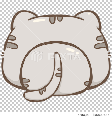 Little gray cat 136809487