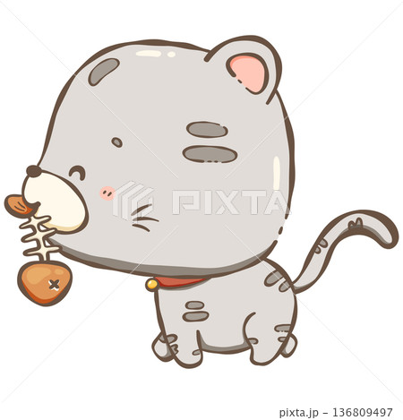 Little gray cat Little gray cat 136809497