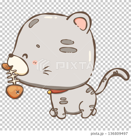 Little gray cat Little gray cat 136809497