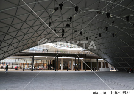 Nov 25 2025 Green Umekita Park Amid Skyscrapers in Osaka Umeda 136809985