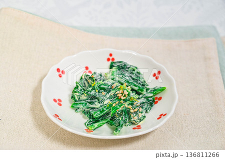 菜花のからしマヨネーズ和え 菜花のからしマヨネーズ和え 136811266