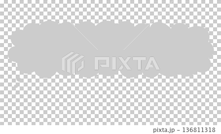 Speech bubble, horizontal, cloud, fluffy, gray, simple, vector png 136811318