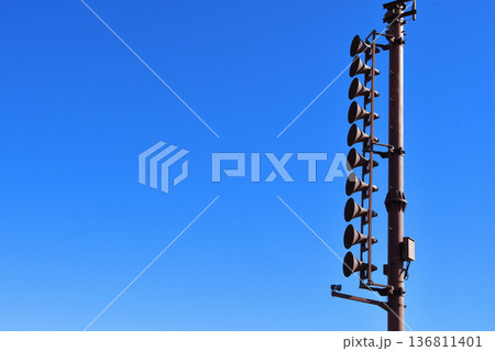 谷中湖の防災スピーカー_02 136811401