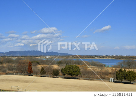 渡良瀬川の谷中湖_04 渡良瀬川の谷中湖_04 136811411