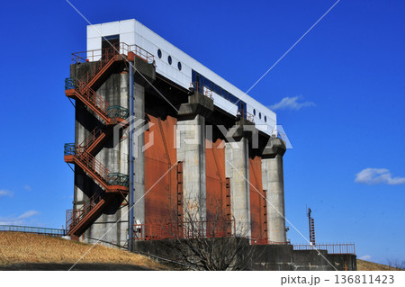 渡良瀬調節池第一排水門_09 136811423