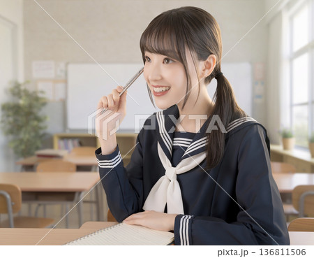 メモを書く作業 136811506