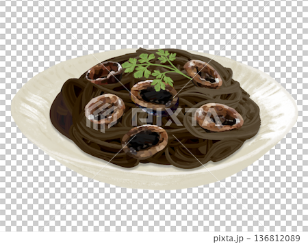 イカスミパスタ 136812089