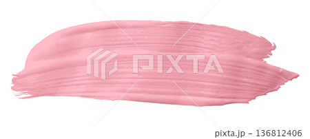 pink brush isolated on transparent background pink brush watercolor 136812406