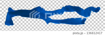 blue brush isolated on transparent background blue watercolor blue brush isolated on transparent background blue watercolor 136812417