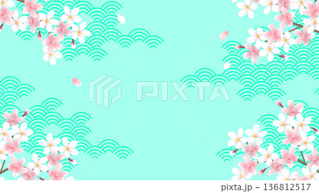 桜 春 風景 背景 桜 春 風景 背景 136812517