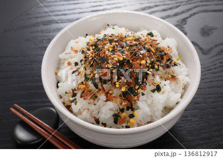 ふりかけご飯 136812917