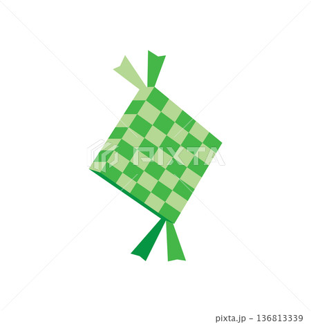 Ketupat or rice dumpling 136813339