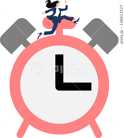 ワークライフバランスのイラスト 136813527