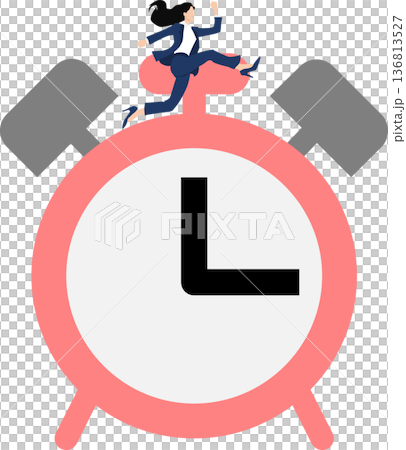 ワークライフバランスのイラスト 136813527