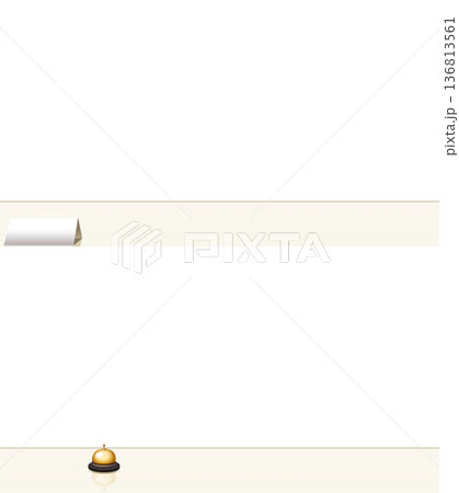 背景が透過された受付カウンター 背景が透過された受付カウンター 136813561