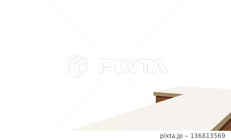 背景が透過された受付カウンター 背景が透過された受付カウンター 136813569