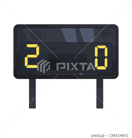 Illustration of Scoreboard 136814651