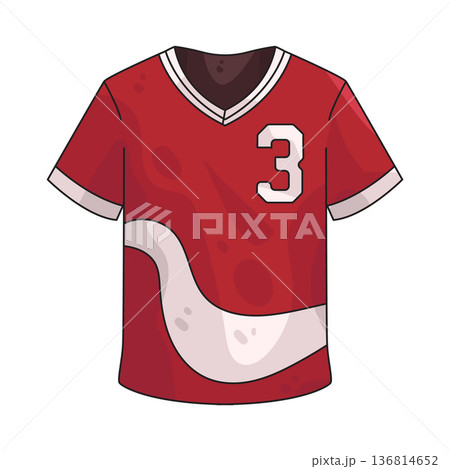 Illustration of jersey 136814652