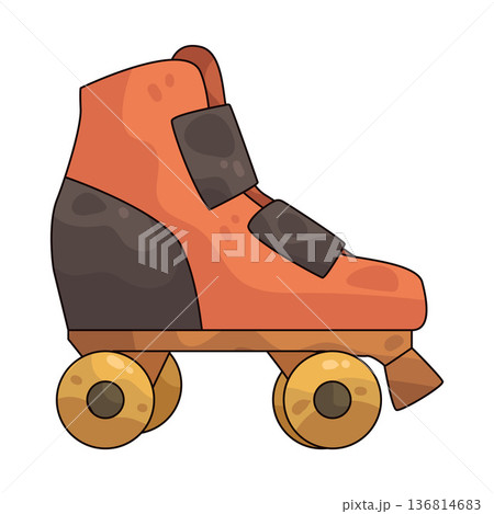 Illustration of Roller skates 136814683