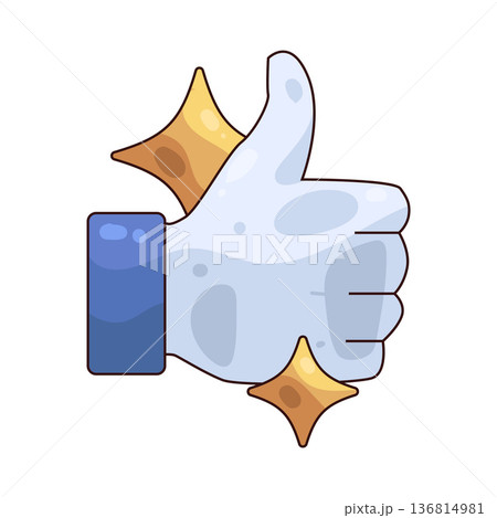 Illustration of like Illustration of like 136814981