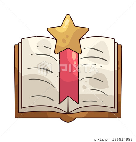 Illustration of bookmark  136814983