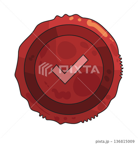 Illustration of stamp Illustration of stamp 136815009