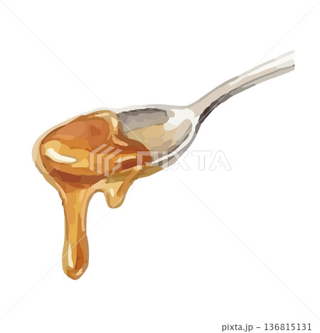 水彩風のキャラメルイラスト 136815131