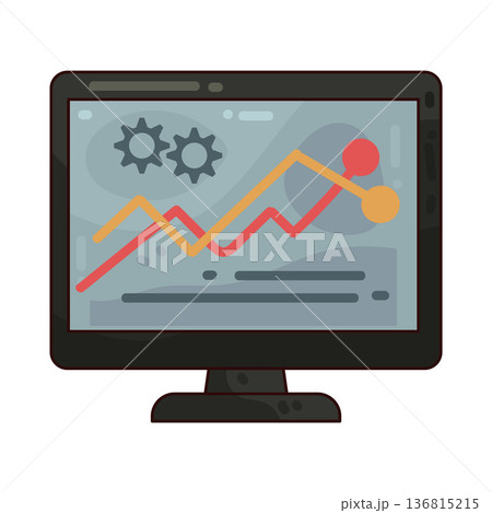 Illustration of Analytics 136815215