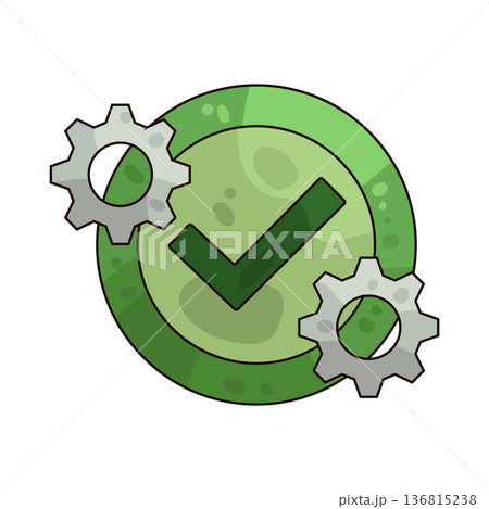 Illustration of Done Illustration of Done 136815238