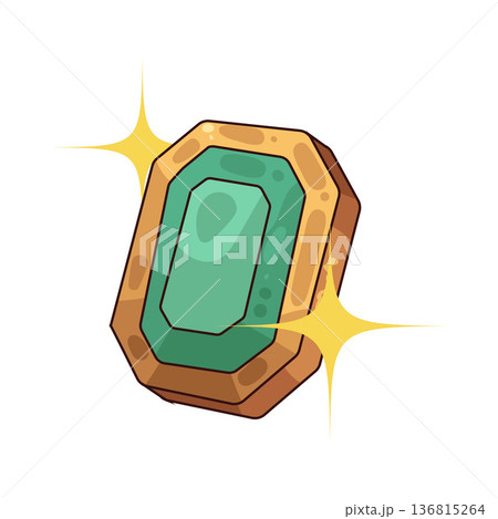 Illustration of jewel 136815264