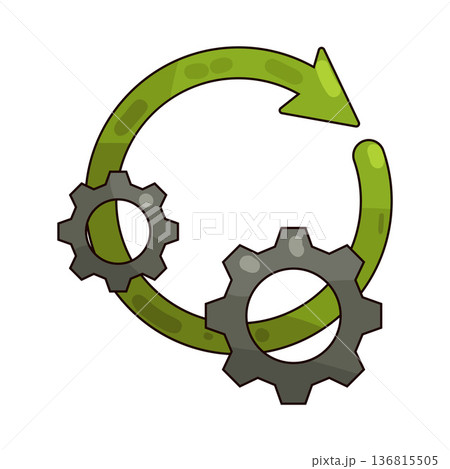 Illustration of rotate Illustration of rotate 136815505