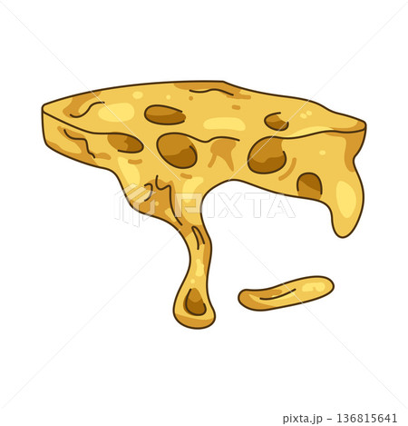 Illustration of Melted cheese 136815641