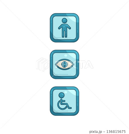 Illustration of Accessibility Illustration of Accessibility 136815675