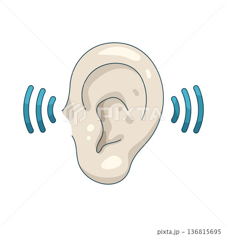 Illustration of Hearing Illustration of Hearing 136815695