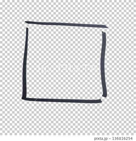 a square drawn with black marker a square drawn with black marker 136816254