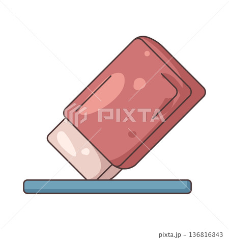 Illustration of erase 136816843