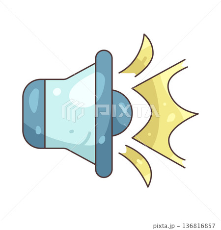 Illustration of sound Illustration of sound 136816857