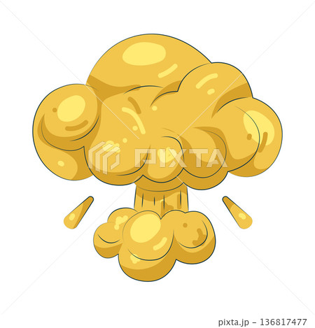 Illustration of explosion  136817477