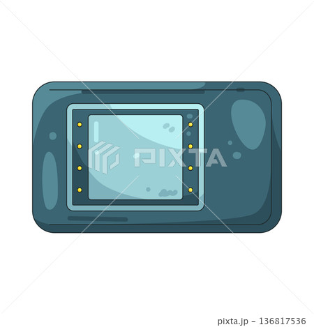 Illustration of home intercom 136817536