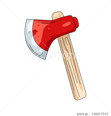 Illustration of axe 136817553