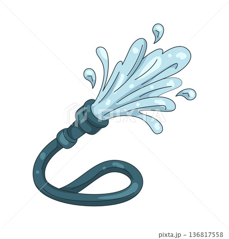 Illustration of hose Illustration of hose 136817558