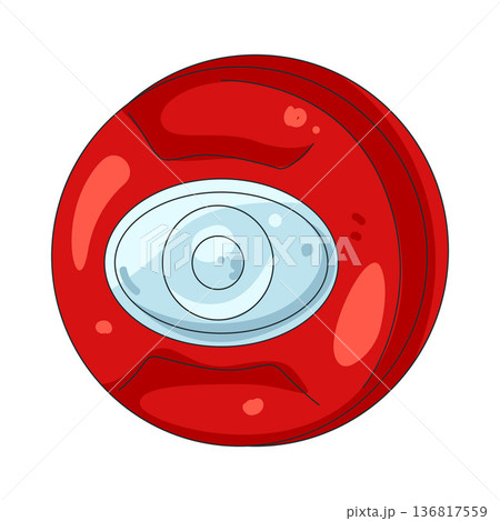 Illustration of fire alarm 136817559