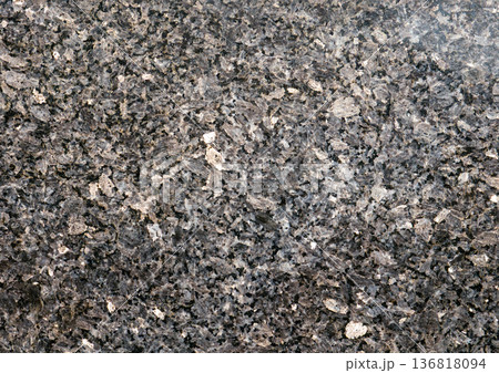 Polished Granite Stone Surface Texture with Black Gray and White Speckled Pattern Polished Granite Stone Surface Texture with Black Gray and White Speckled Pattern 136818094