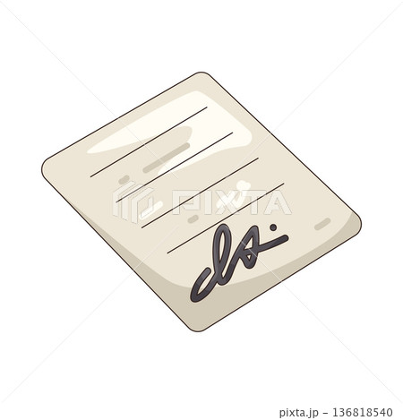 Illustration of legal document Illustration of legal document 136818540