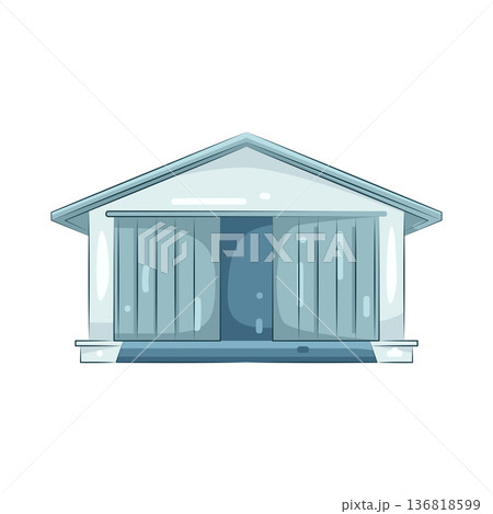 Illustration of garage  136818599