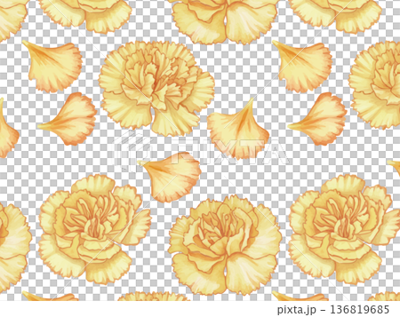 水彩父親節黃色玫瑰插畫圖案 136819685