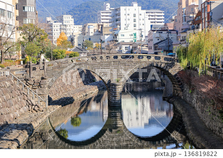 長崎市　長崎の人気観光スポット　眼鏡橋 136819822
