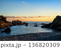 室戸岬の夕暮れ 136820309